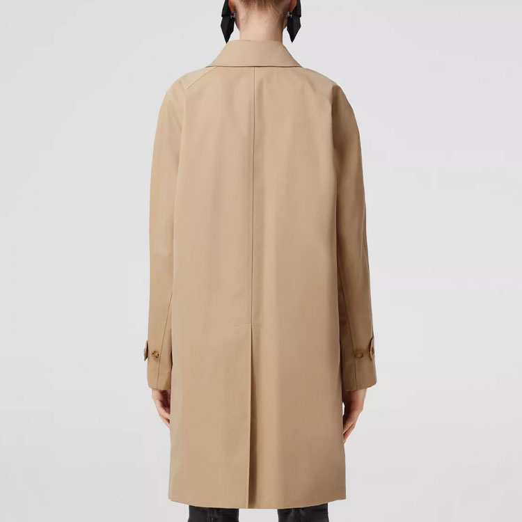 (Women) Burberry FW22  Brown Solid Collar Long Sleeve Trench Coat. 80580361 圖 5