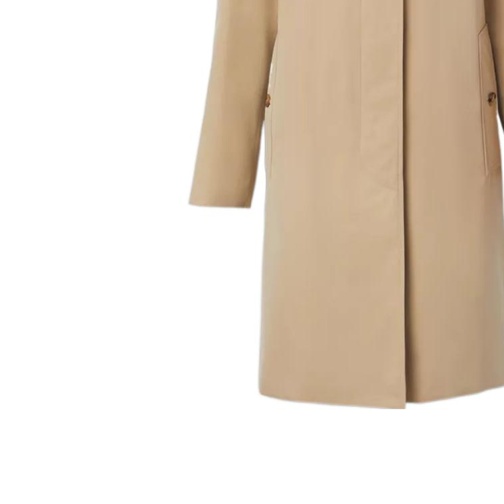 (Women) Burberry FW22  Brown Solid Collar Long Sleeve Trench Coat. 80580361 圖 7