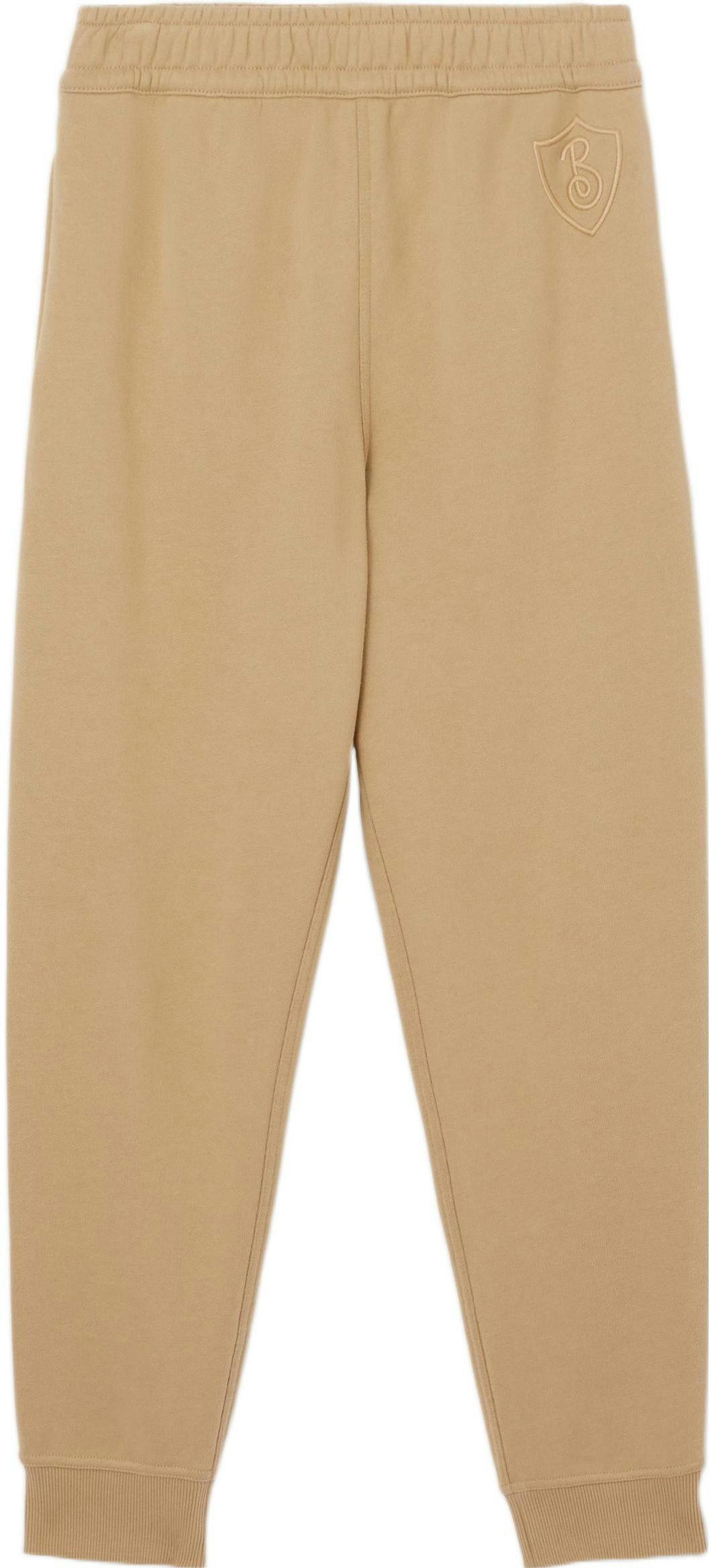 women-burberry-fw-22-camel-jogger-pants-with-letter-embroidery-80652561
