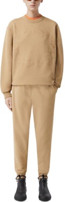 (W) バーバリー FW22 キャメル ジョガーパンツ レター刺繍入り. 80652561 Lookbook (W) バーバリー FW22 キャメル ジョガーパンツ レター刺繍入り. 80652561