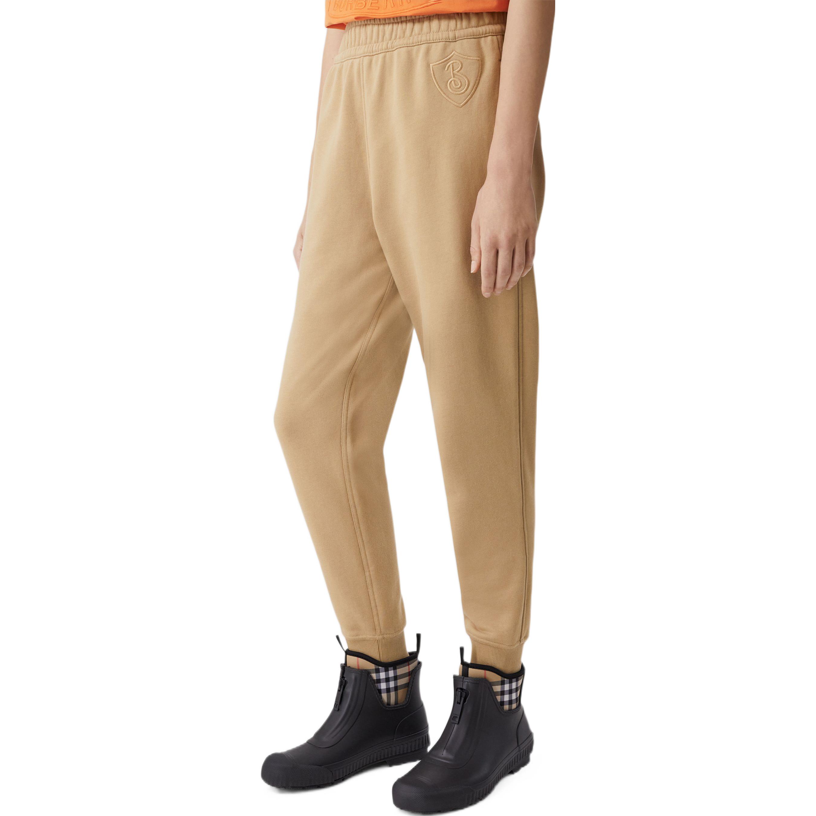 Purchase (W) バーバリー FW22 キャメル ジョガーパンツ レター刺繍入り. 80652561