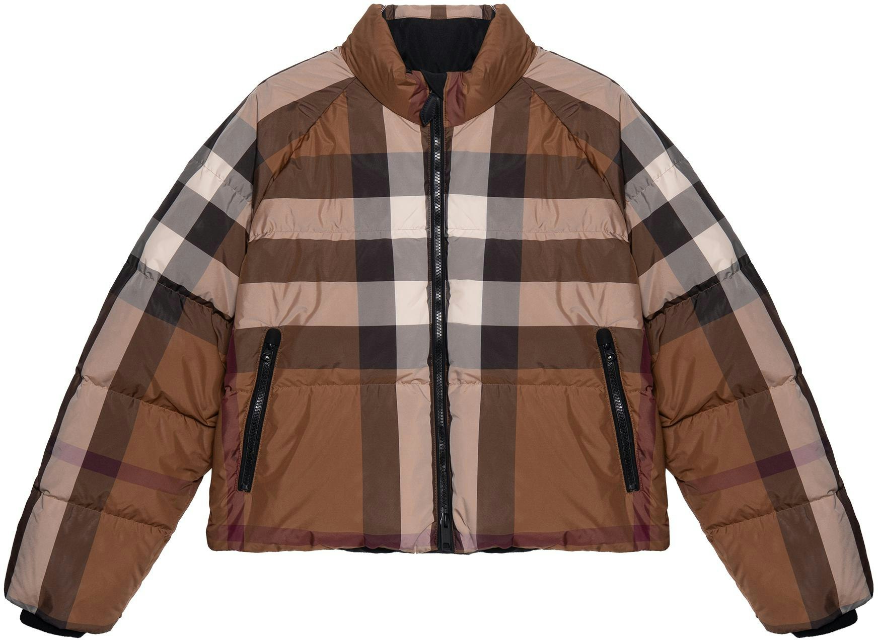 women-burberry-fw-22-check-quilted-down-jacket-short-zip-brown-80590961