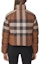 Purchase (Women) Burberry FW22 Check Quilted Down Jacket Short Zip Brown 80590961