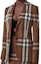 Buy (Women) Burberry FW22 Check Wool-Blend Jacquard Blazer Dark Brown 80607931
