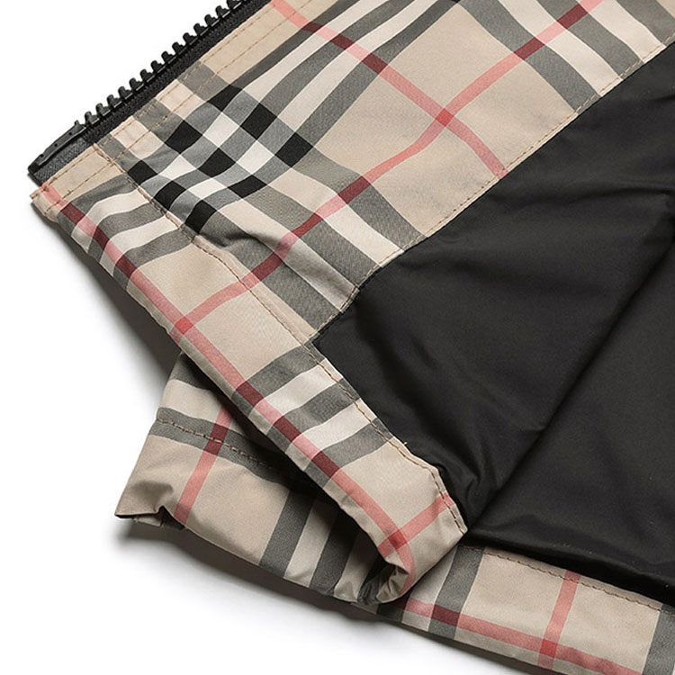 Sizing (W) バーバリー FW22 チェック ジップアップ フーディ ジャケット - アーカイブベージュ 80594901