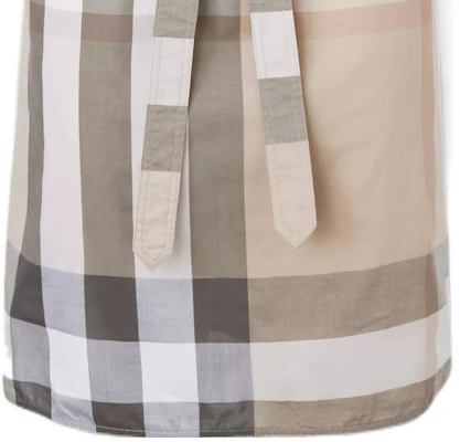 (W) Burberry FW22 Gaun Midi Lengan Panjang Kotak-Kotak Kancing Warna Beige Muda. 80652141 Purchase (W) Burberry FW22 Gaun Midi Lengan Panjang Kotak-Kotak Kancing Warna Beige Muda. 80652141