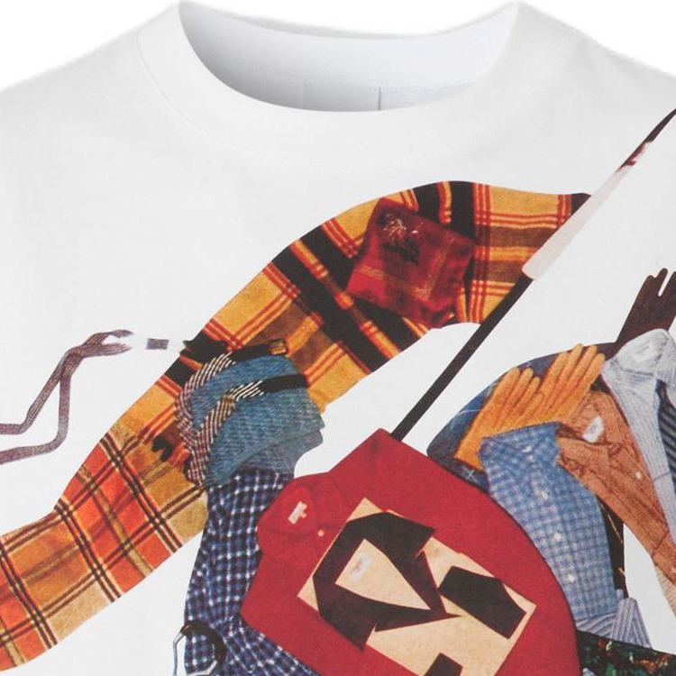 (Women) Burberry FW22  Equestrian Knight Print Relaxed Fit White T-Shirt. 80649521 圖 6