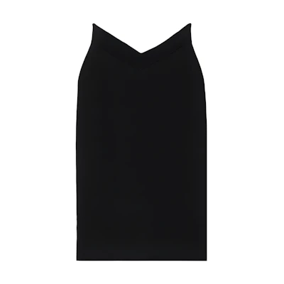 (Women) Burberry FW22 High-Waisted Knit Pencil Skirt Black 80635181
