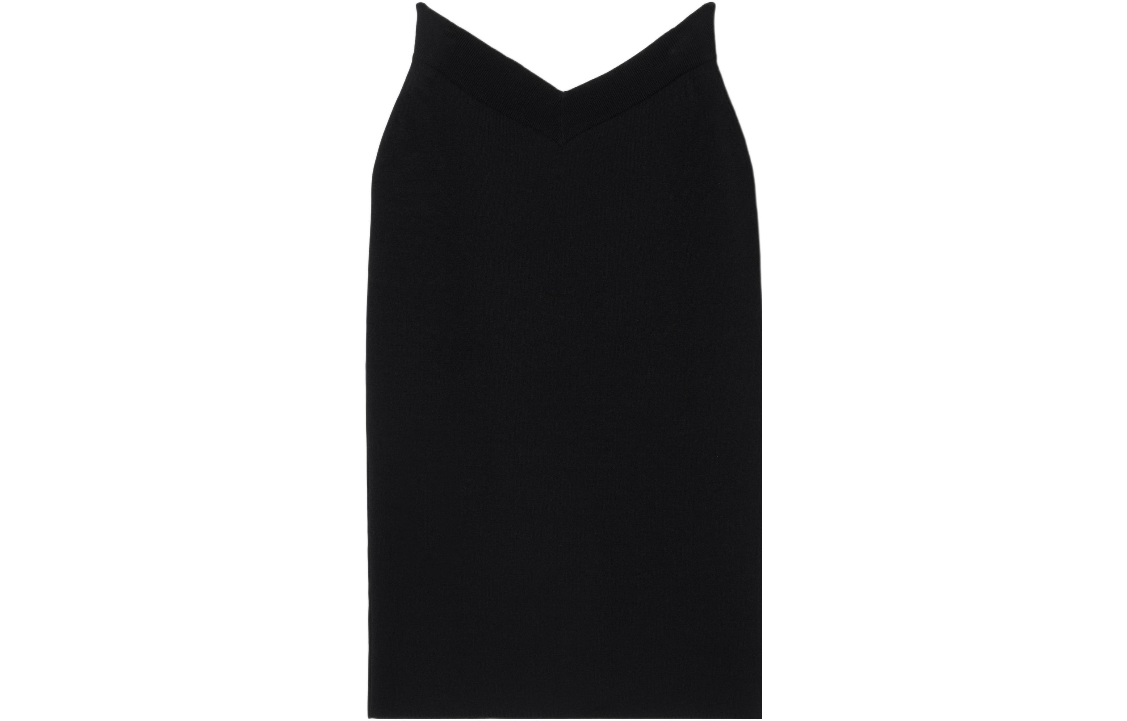 Order (Women) Burberry FW22  High-Waisted Knit Pencil Skirt Black 80635181