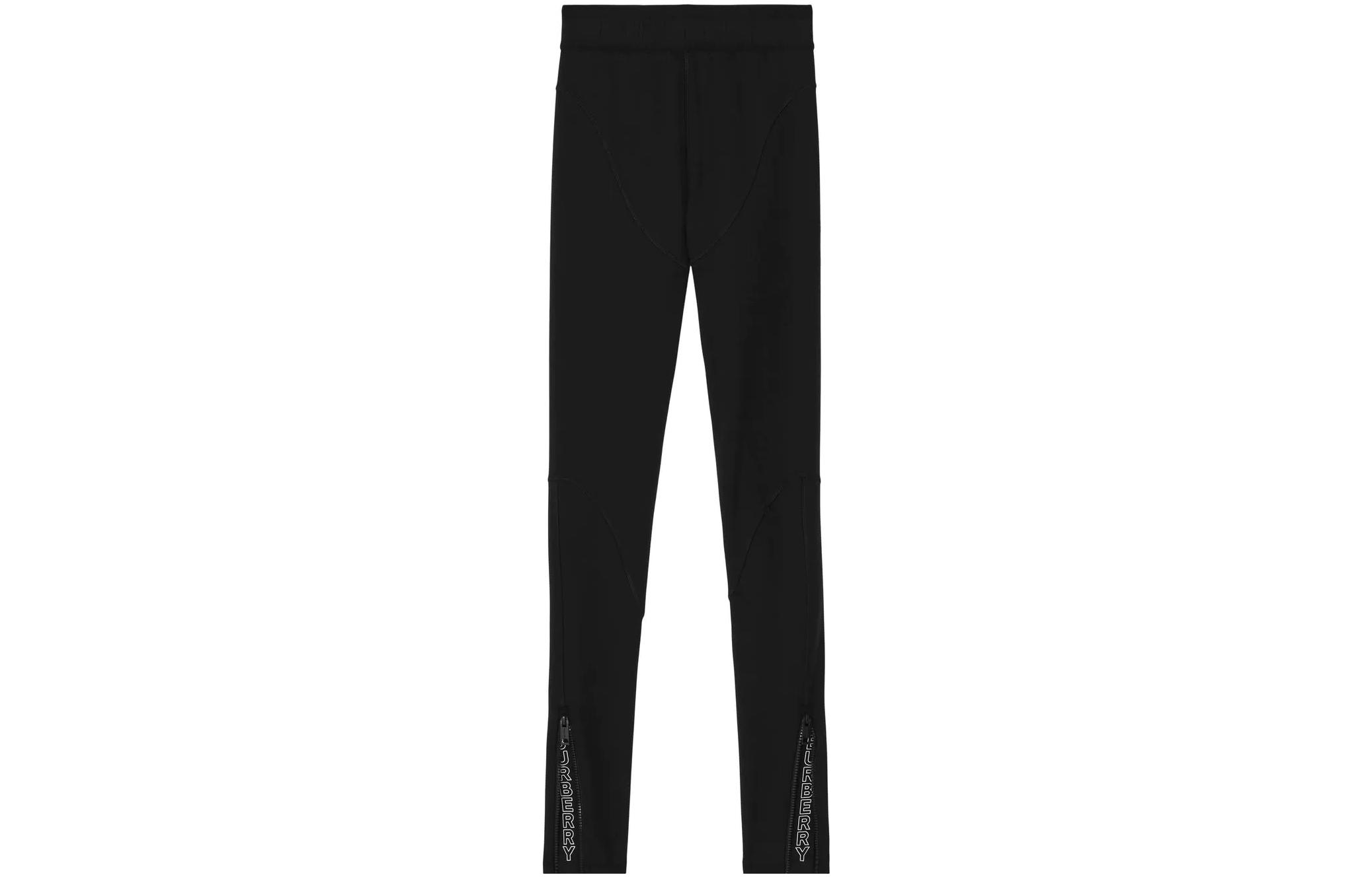 (Women) Burberry FW22  High-Waisted Slim Fit Leggings Black 80586861