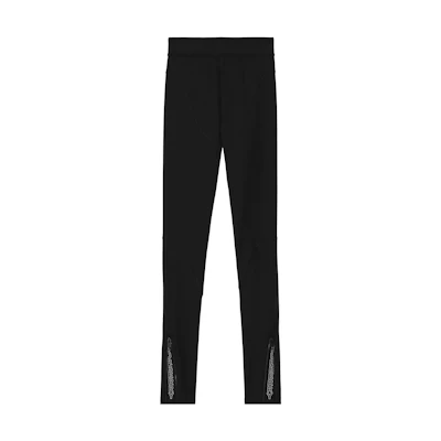 (Women) Burberry FW22 High-Waisted Slim Fit Leggings Black 80586861
