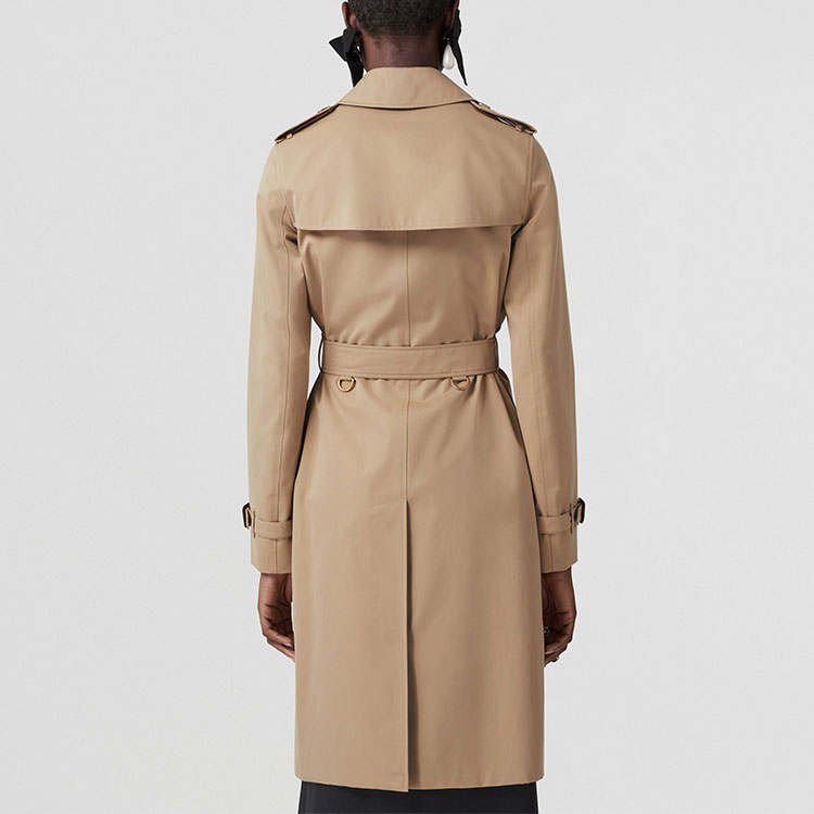 (Women) Burberry FW22  Kensington Heritage Honey Trench Coat Double-Breasted. 80592331 圖 4