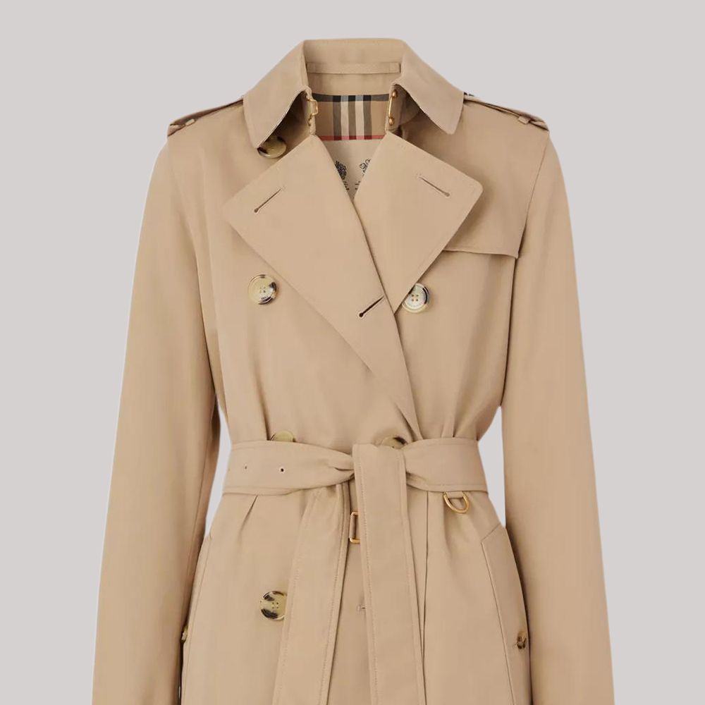 (Women) Burberry FW22  Kensington Heritage Honey Trench Coat Double-Breasted. 80592331 圖 7