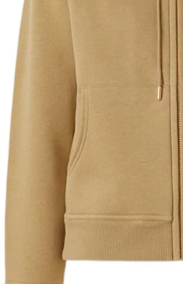 (W) Sudadera con capucha y cremallera Burberry FW22 Khaki Logo Bordado. 80615551 Cheap (W) Sudadera con capucha y cremallera Burberry FW22 Khaki Logo Bordado. 80615551