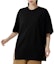 Sizing (W) Burberry FW22 Baju T-Shirt Loose Fit Check Panel Crew Neck Hitam. 80615521