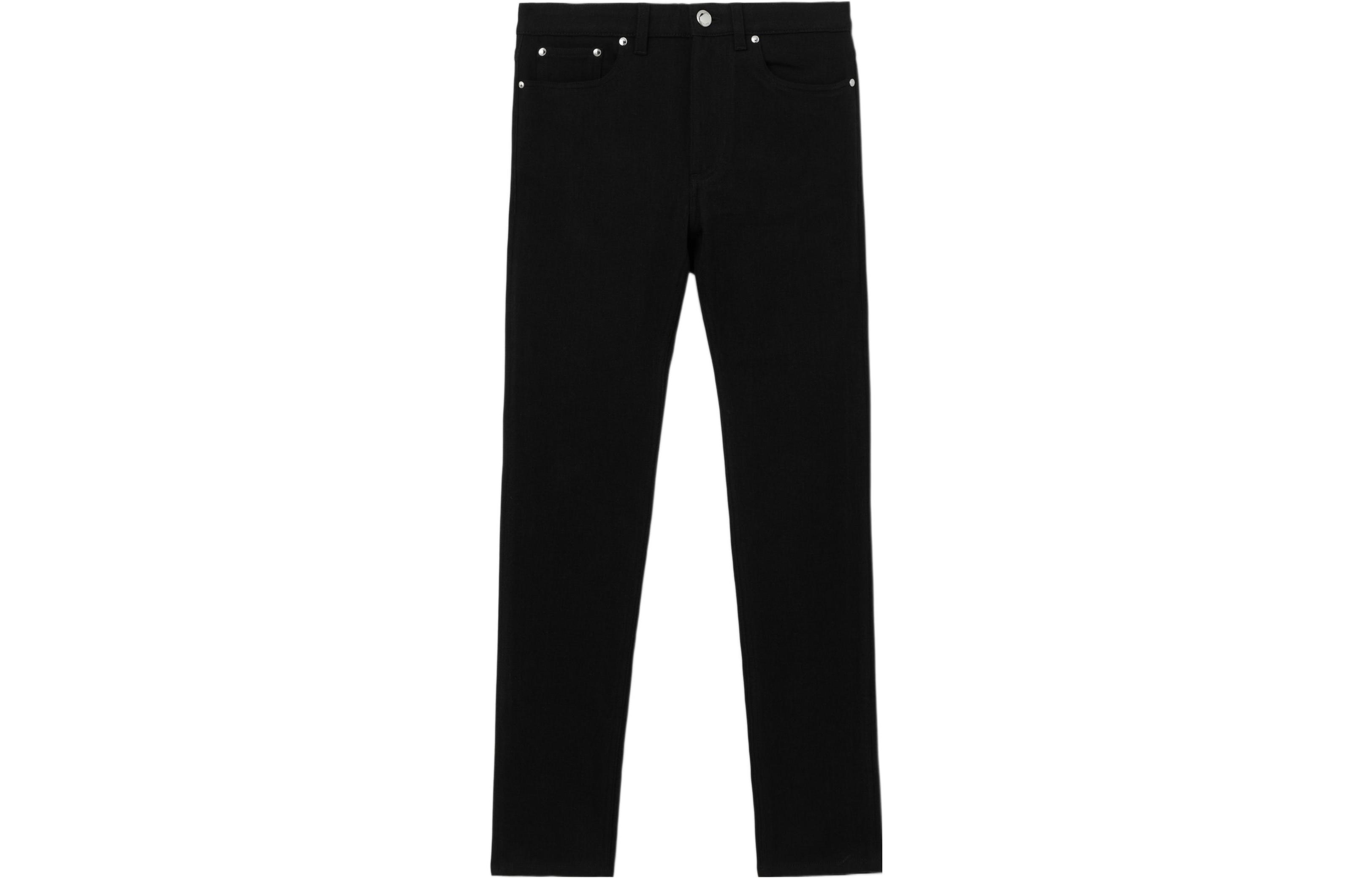 (Women) Burberry FW22  Slim Fit Monogram Black Jeans. 80553971