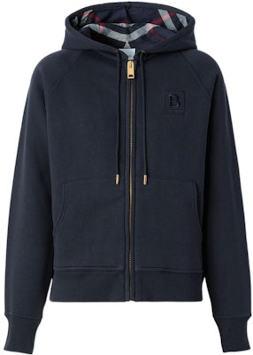 (Women) Burberry FW22 Solid Color Hooded Drawstring Sweatshirt Blue. 80615561 Buy (Women) Burberry FW22 Solid Color Hooded Drawstring Sweatshirt Blue. 80615561