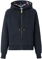 Order (W) Burberry FW22 素色藍色連帽抽繩衛衣。 80615561