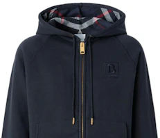 Purchase (W) Burberry FW22 素色藍色連帽抽繩衛衣。 80615561