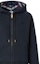 Sizing (Women) Burberry FW22 Solid Color Hooded Drawstring Sweatshirt Blue. 80615561