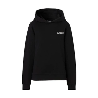 (Women) Burberry FW22 Solid Logo Print Sweatshirt Black 80560501