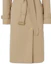Sizing (W) Burberry FW22 卡其色腰帶格紋領風衣外套. 80607351