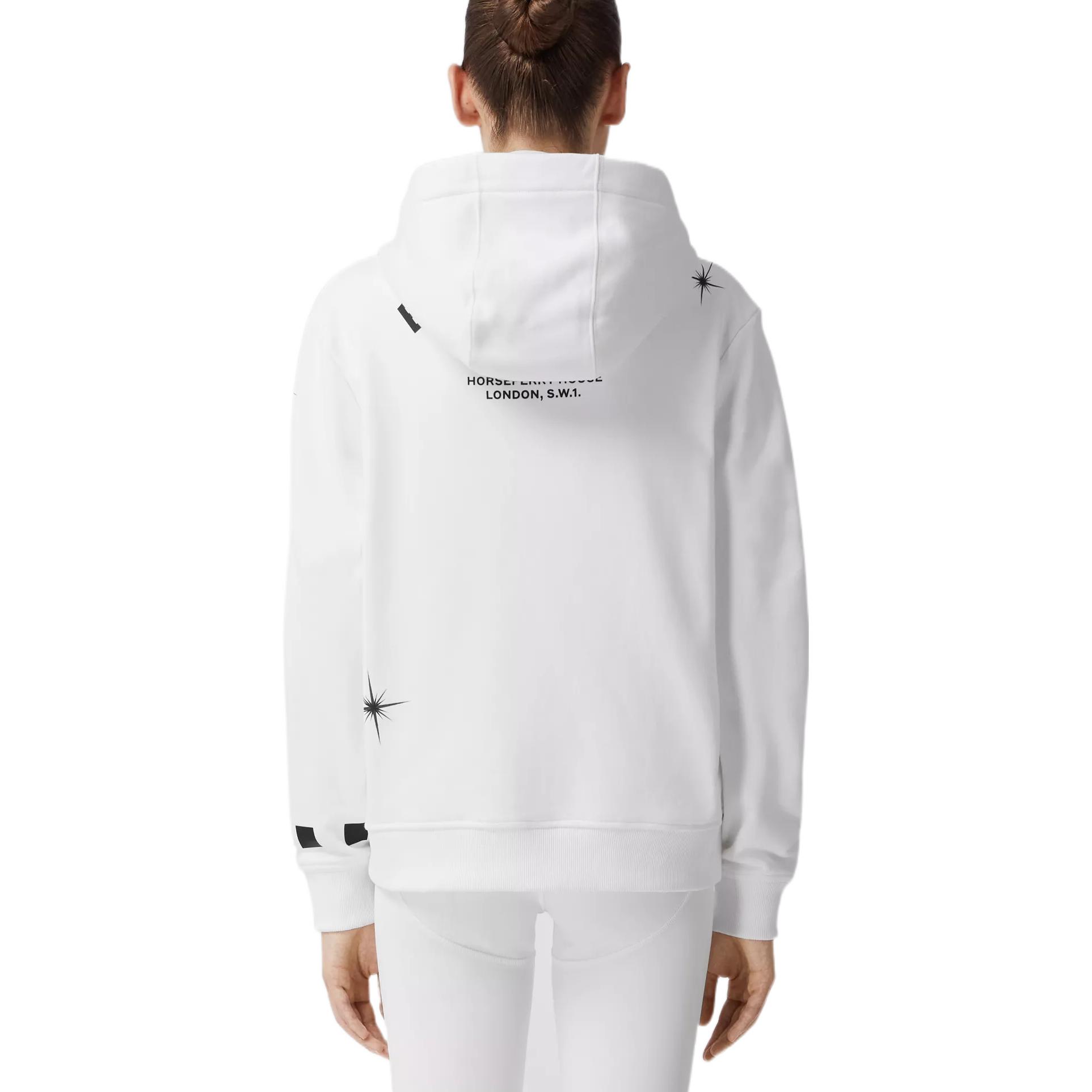 (Women) Burberry FW22  White Hoodie with Constellation Print. 80614511 圖 4