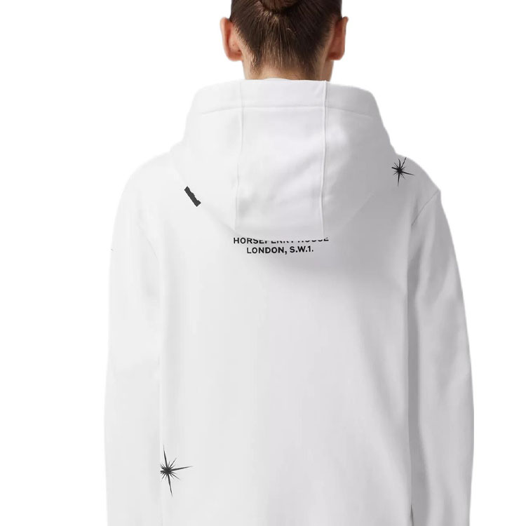(Women) Burberry FW22  White Hoodie with Constellation Print. 80614511 圖 5