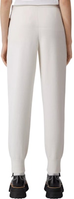 (W) Burberry FW22 Seluar Jogger Putih Knit dengan Logo Monogram. 80586051 Shop (W) Burberry FW22 Seluar Jogger Putih Knit dengan Logo Monogram. 80586051