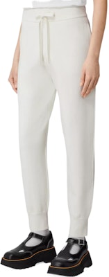 (W) Burberry FW22 Seluar Jogger Putih Knit dengan Logo Monogram. 80586051 Purchase (W) Burberry FW22 Seluar Jogger Putih Knit dengan Logo Monogram. 80586051