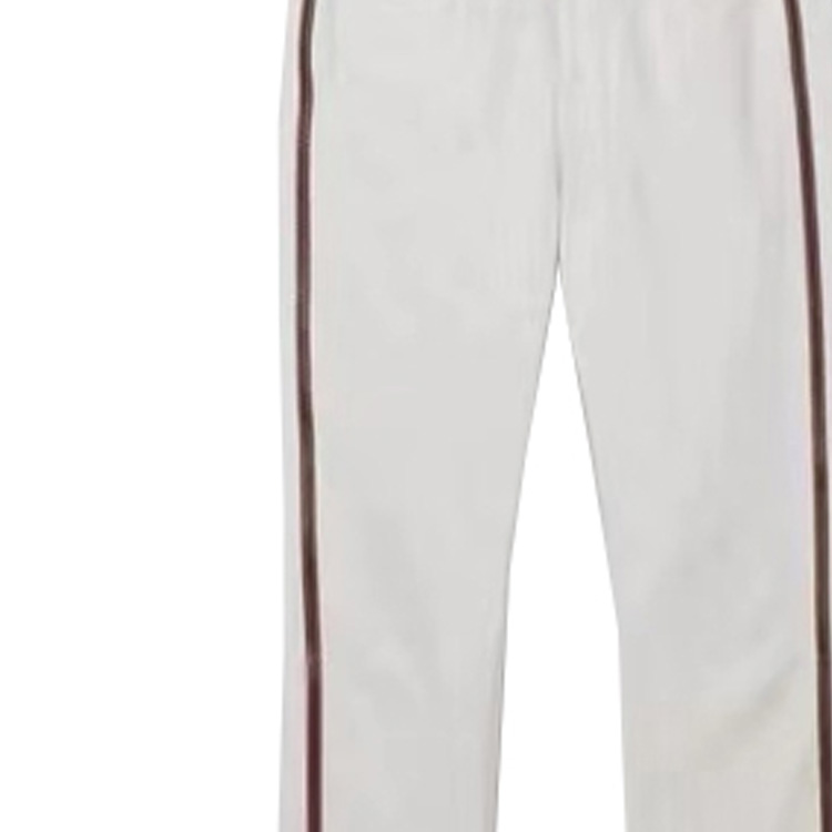 (Women) Burberry FW22  White Straight-Leg Jeans with Side Stripes. 80165411 圖 5