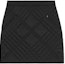 Buy (Women) Burberry FW22 Black Quilted Check Mini Skirt with Zip Pocket 80609631