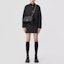 Lookbook (Women) Burberry FW22 Black Quilted Check Mini Skirt with Zip Pocket 80609631