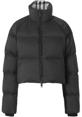 (W) バーバリー FW22 ブラック ショート ソリッド ハイネック ジップ パファージャケット. 80447301 Buy (W) バーバリー FW22 ブラック ショート ソリッド ハイネック ジップ パファージャケット. 80447301