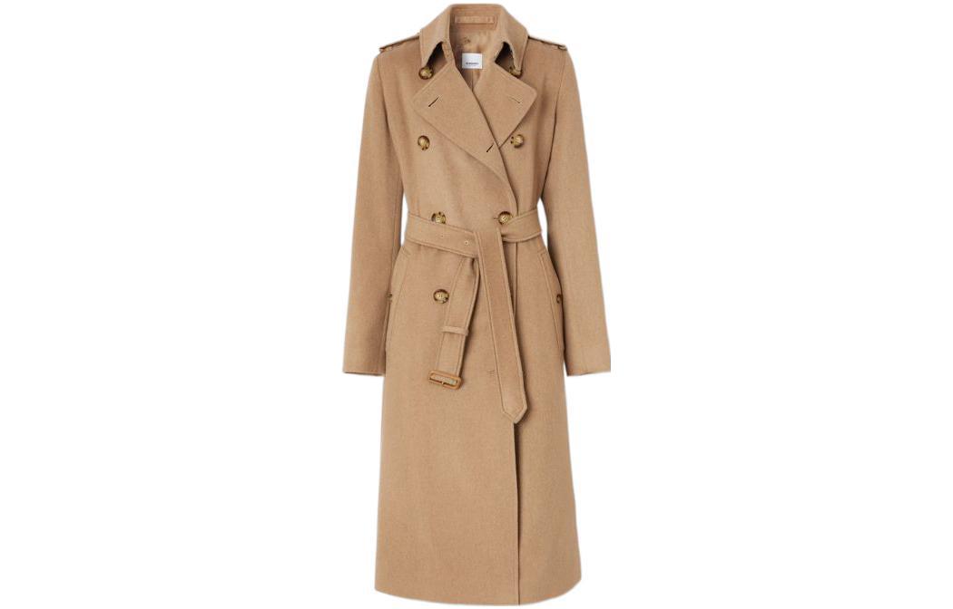 Buy (Women) Burberry FW22 Double-Breasted Trench Coat Women Brown. 80581951