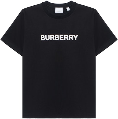 (W) Burberry FW22 Baju-T Lengan Pendek Hitam Logo Cetak Huruf. 80552511 Buy (W) Burberry FW22 Baju-T Lengan Pendek Hitam Logo Cetak Huruf. 80552511