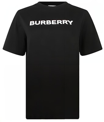 (W) Burberry FW22 Baju-T Lengan Pendek Hitam Logo Cetak Huruf. 80552511 Order (W) Burberry FW22 Baju-T Lengan Pendek Hitam Logo Cetak Huruf. 80552511