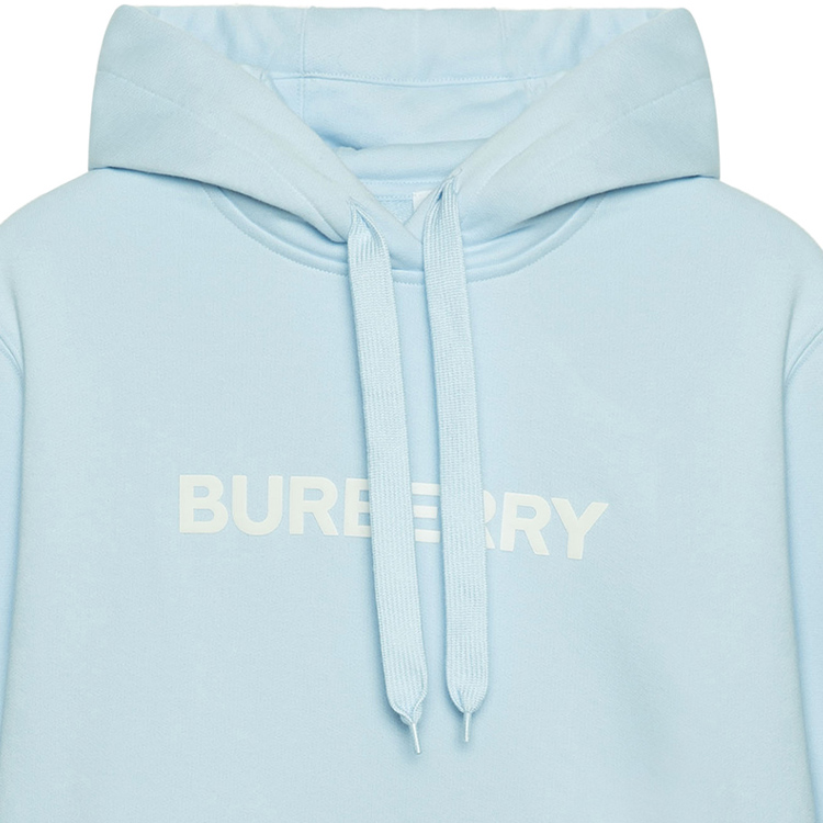 (Women) Burberry FW22 Letter Print Oversized Hoodie Light Blue . 80635791 圖 6