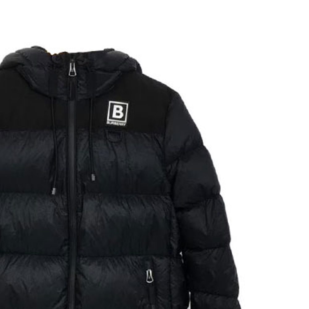 (Women) Burberry FW22 Navy Blue  Letter Pattern Hooded Down Jacket. 80613361 圖 7