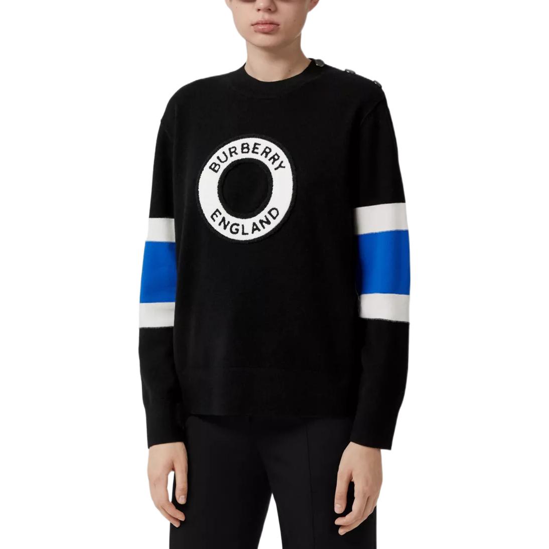 Lookbook (Women) Burberry FW22 Pattern Print Crewneck Pullover Sweater Women Multicolor. 80583961