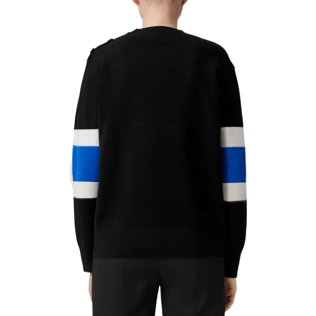 Shop (Women) Burberry FW22 Pattern Print Crewneck Pullover Sweater Women Multicolor. 80583961