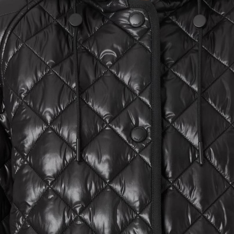 Cheap (Women) Burberry FW22 Quilted Reversible Hooded Jacket Black  Outerwear 80633991