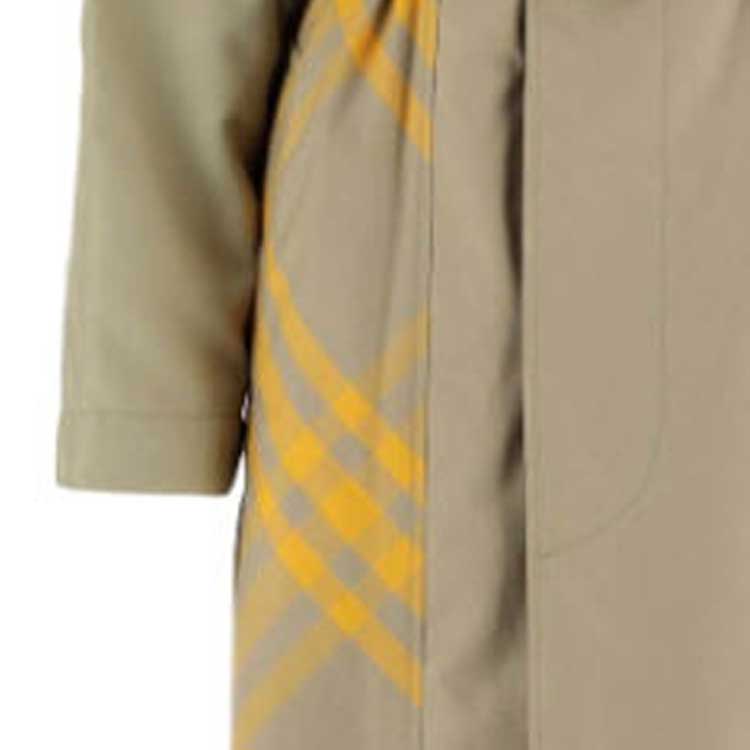 (Women) Burberry FW23  Beige Checkered Belt Long Reversible Trench Coat. 80771361 圖 5