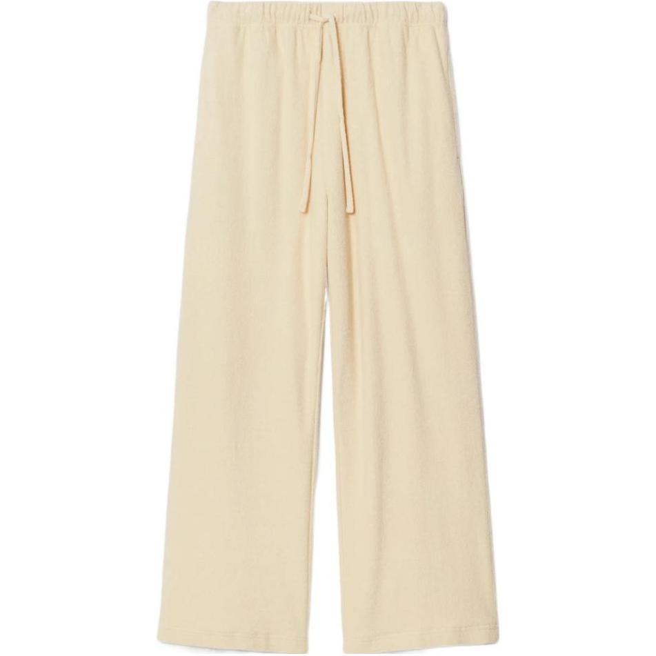 (Women) Burberry FW23  Beige Knit Straight-Leg Casual Jogger Pants. 80798921