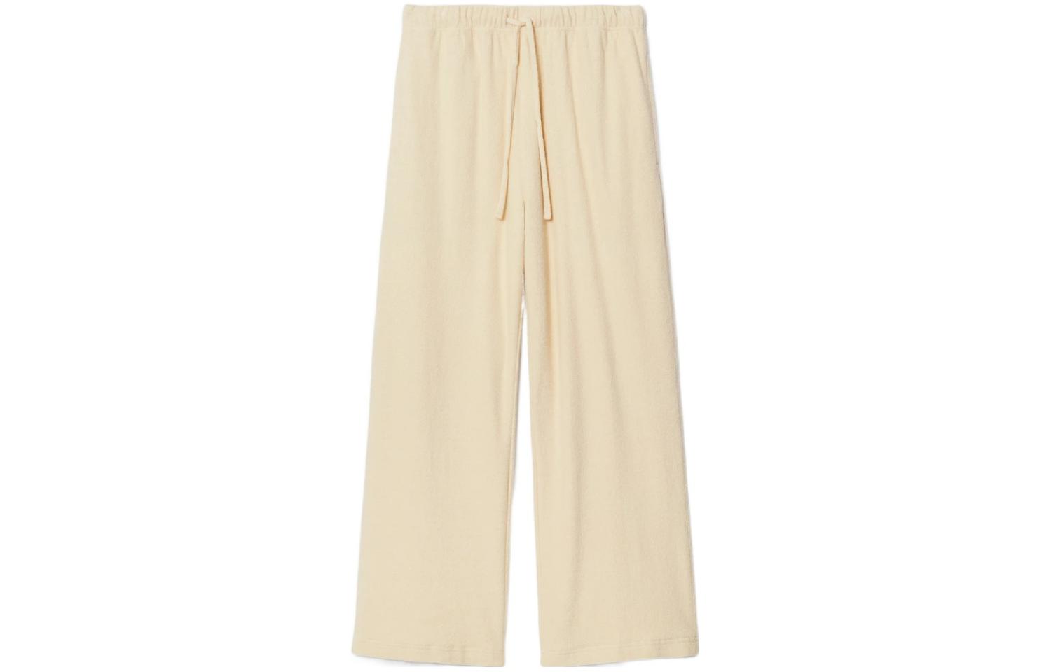 Order (Women) Burberry FW23  Beige Knit Straight-Leg Casual Jogger Pants. 80798921