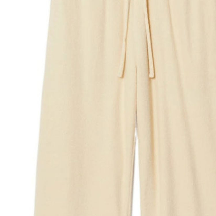 Shop (Women) Burberry FW23  Beige Knit Straight-Leg Casual Jogger Pants. 80798921