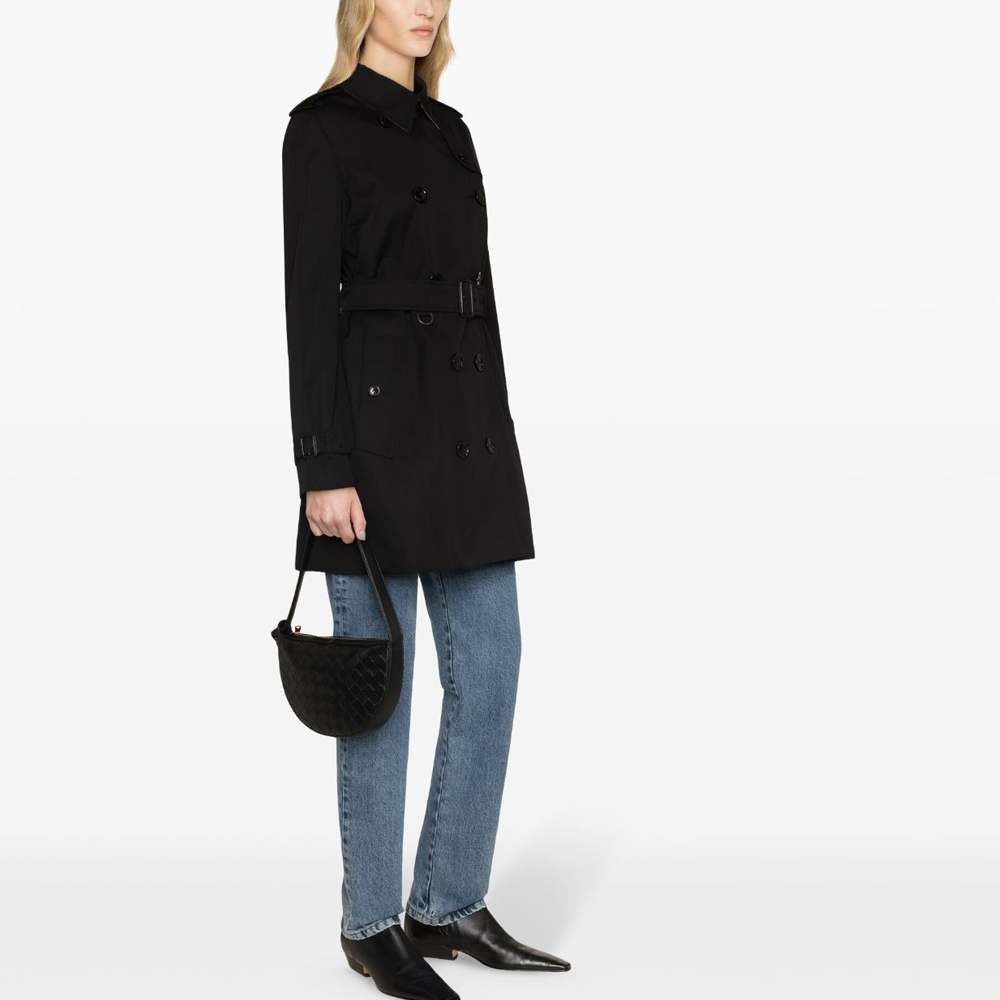 Purchase (W) Abrigo Burberry FW23 Negro Doble Botonadura. 80794151