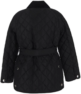 (Women) Burberry FW23 Black Fitted Cotton Jacket Mid-Length Coat 8071843 Lookbook (Women) Burberry FW23 Black Fitted Cotton Jacket Mid-Length Coat 8071843