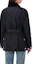Purchase (Women) Burberry FW23 Black Fitted Cotton Jacket Mid-Length Coat 8071843