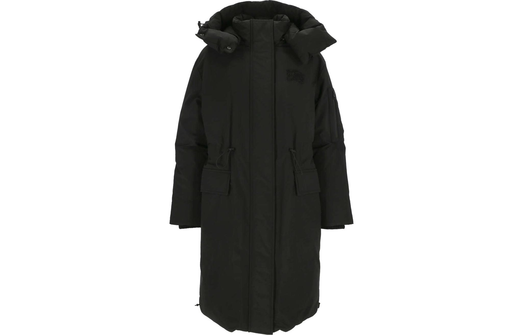 (Women) Burberry FW23  Black Mid-Length Coat with Detachable Hood. 80726711 圖 2